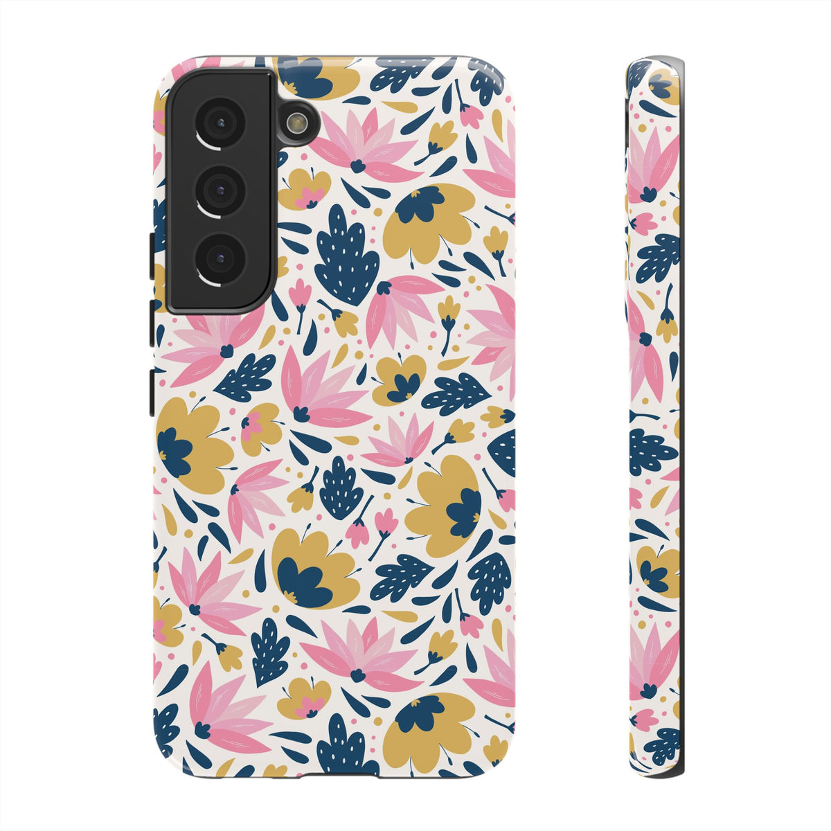 Colorful Little Flower Design Phone Case – Bright and Cheerful Floral Phone Cover 3