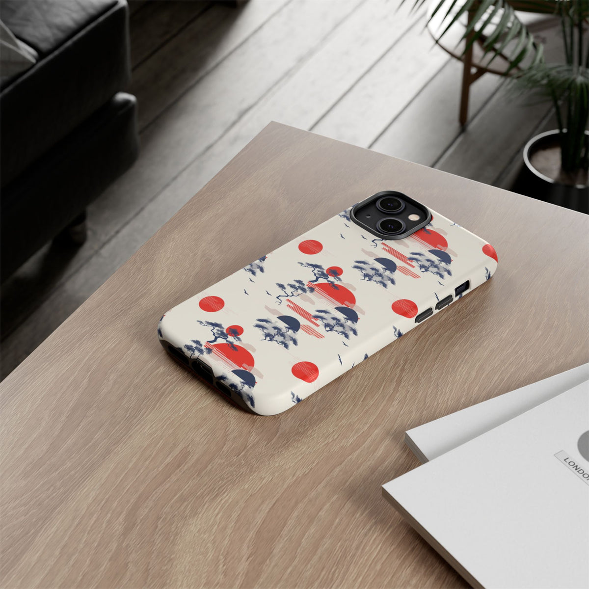 Japanese Pattern Phone Case – Elegant & Timeless Design for Your Phone 047