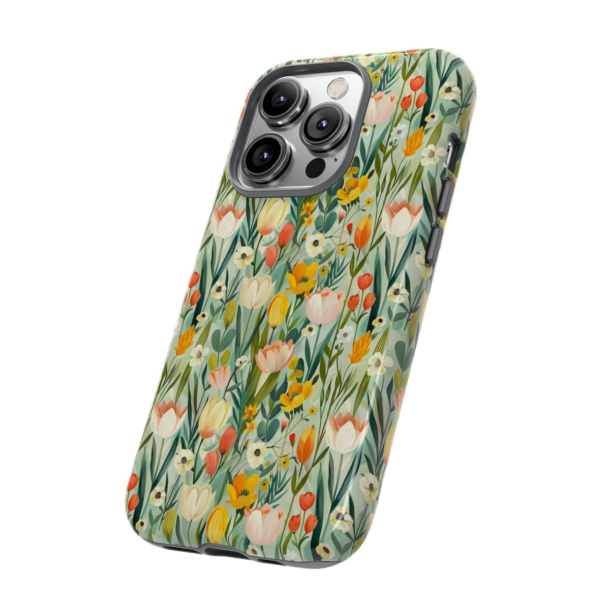 Spring Pattern Phone Case – Fresh & Vibrant Design for Your Phone 396