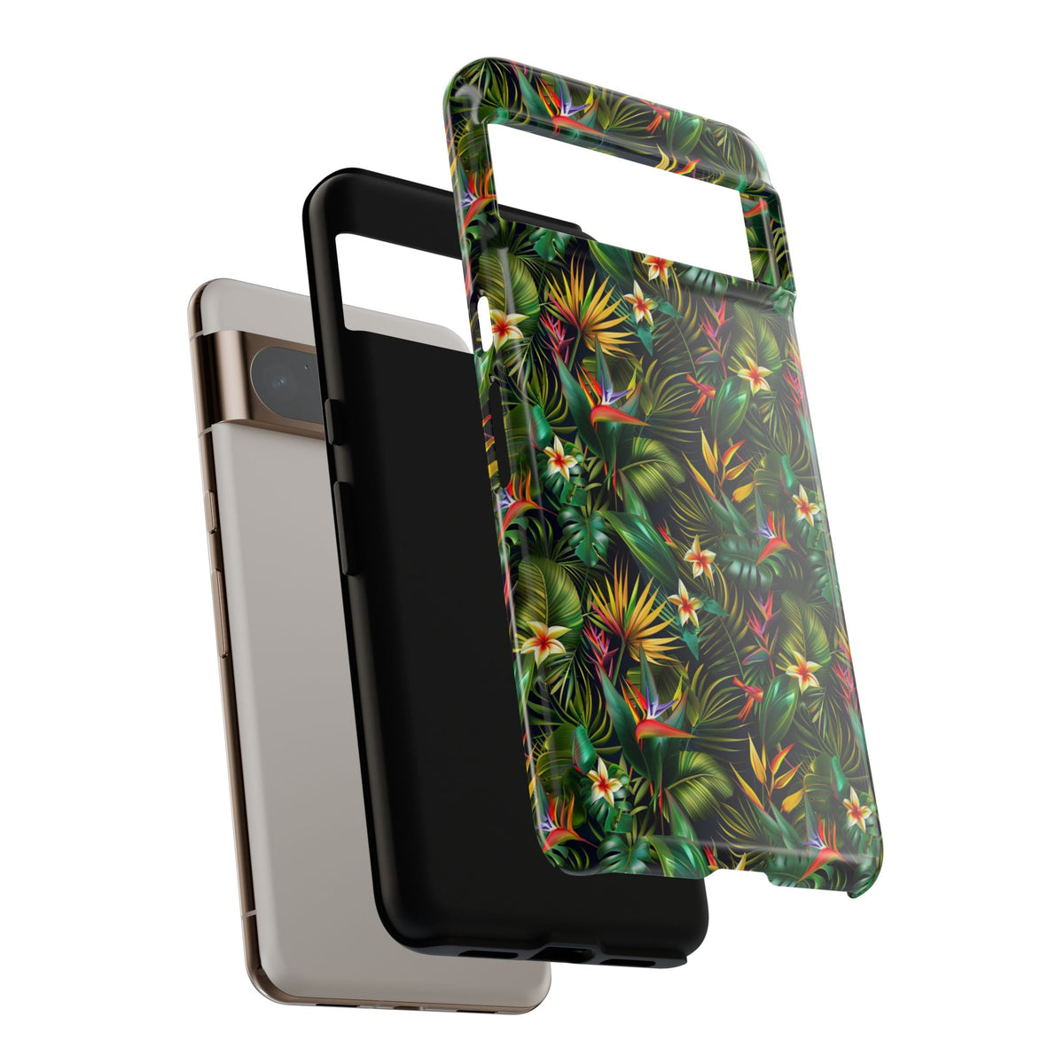 Jungle Pattern Phone Case – Exotic & Lush Design for Your Phone 348