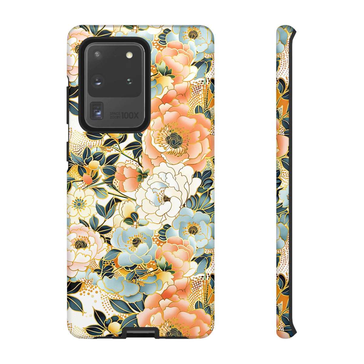 Japanese Blossom Asian Floral Design Phone Case – Elegant Floral Phone Cover 5