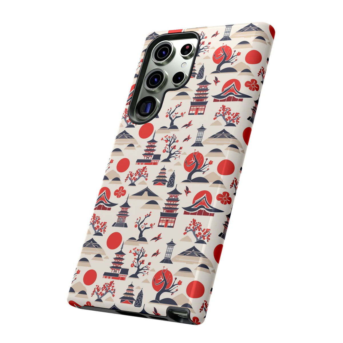 Japanese Pattern Phone Case – Elegant & Timeless Design for Your Phone 013