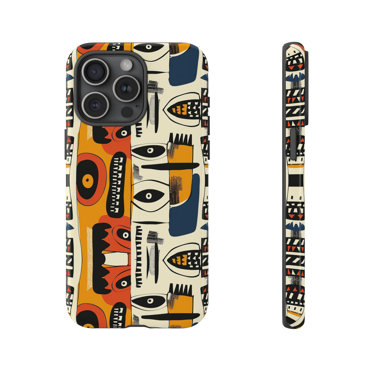 Stylish African Pattern Phone Case – Unique and Vibrant Protection 204