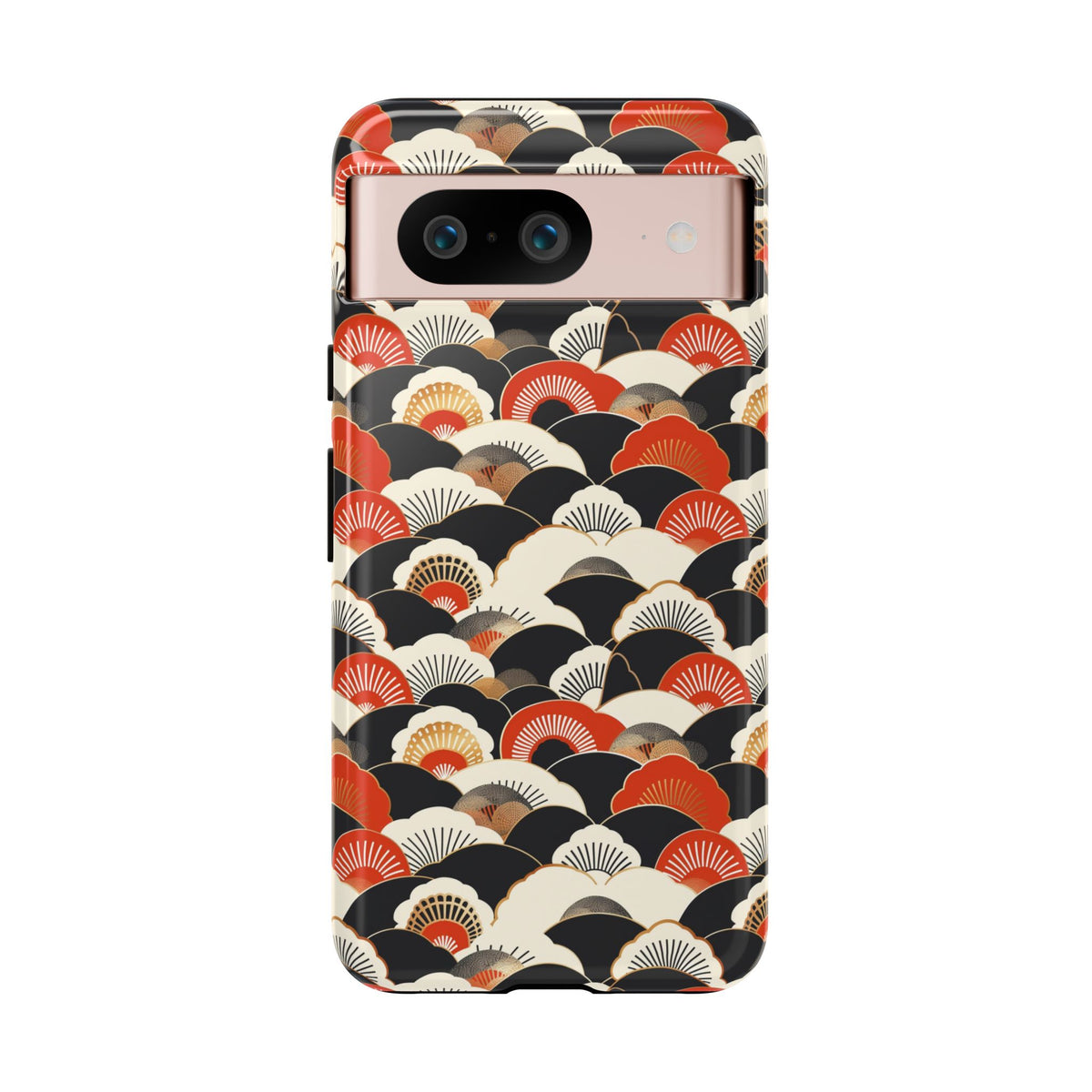 Japanese Pattern Phone Case – Elegant & Timeless Design for Your Phone 080