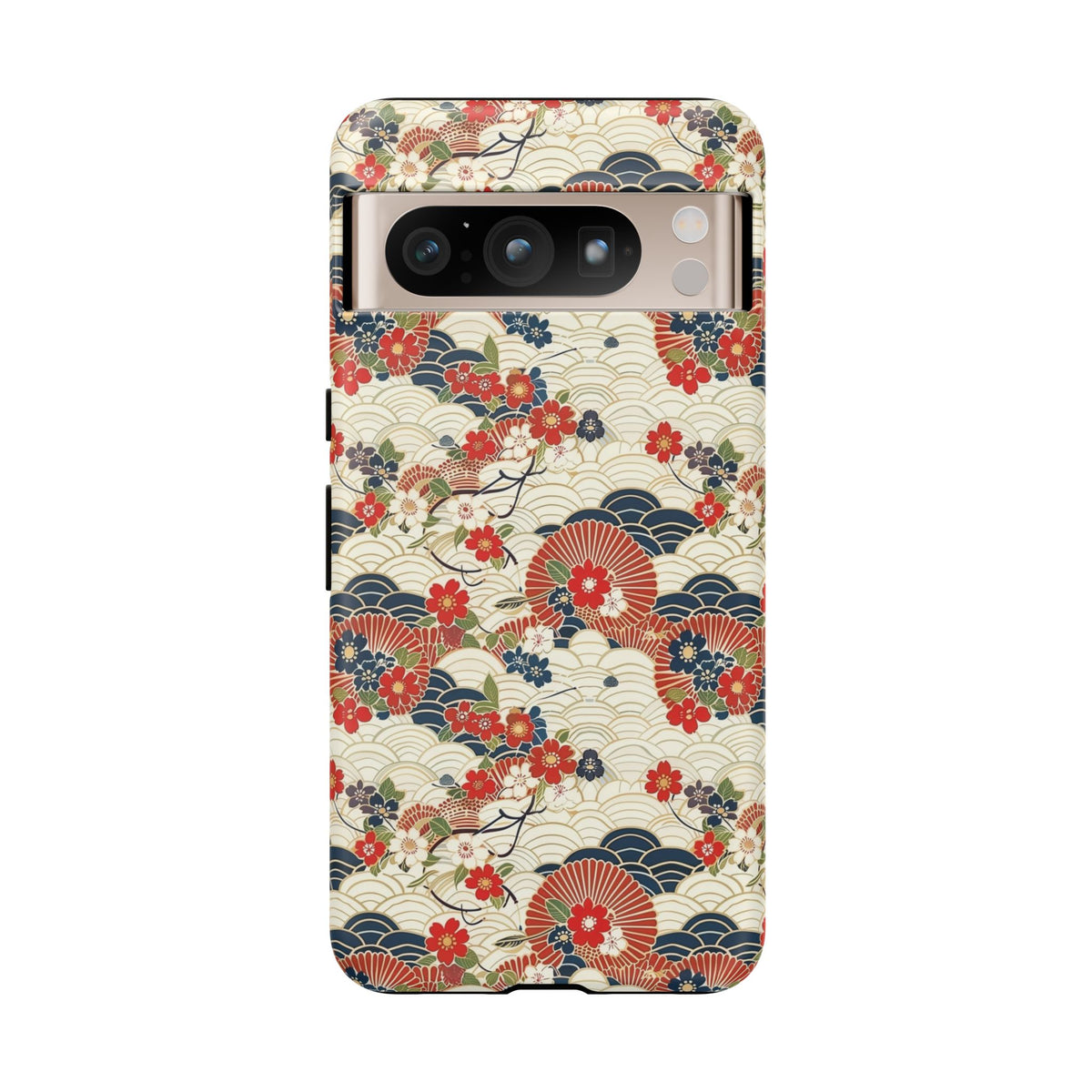 Japanese Pattern Phone Case – Elegant & Timeless Design for Your Phone 124