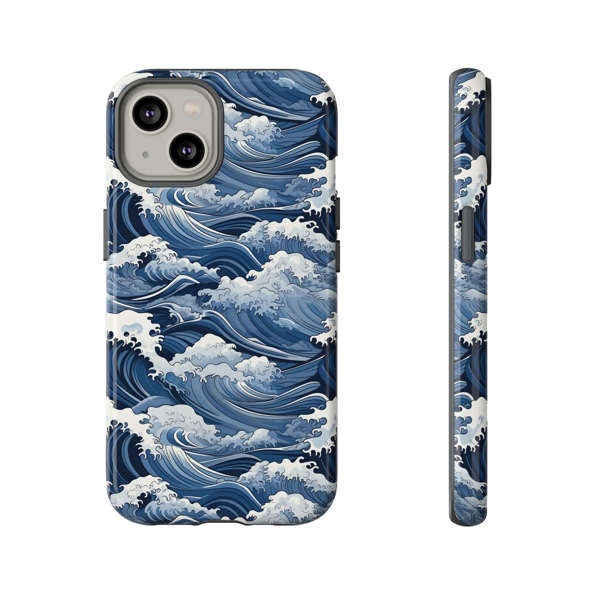 Japanese Waves Phone Case – Embrace Timeless Elegance with Classic Design