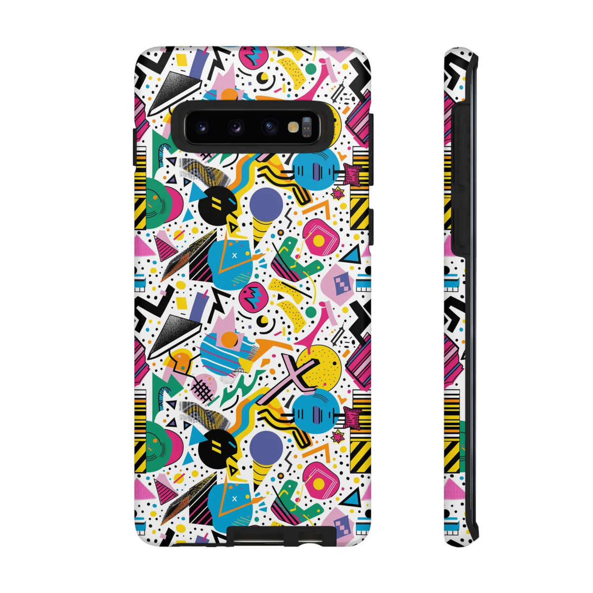 90s Themed Seamless Pattern Phone Case – Embrace Retro Style and Protection 225