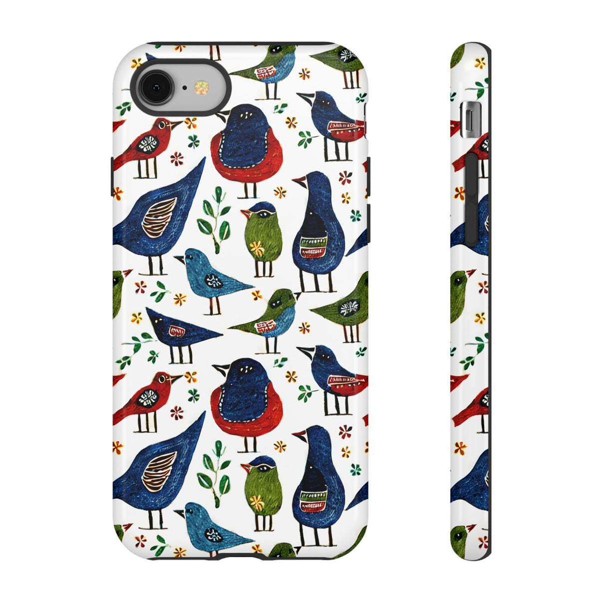 Birds Seamless Pattern Phone Case – Elegant and Timeless Avian Design 12