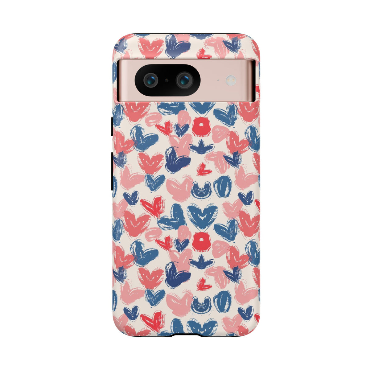 Heart Pattern Phone Case – Stylish & Loving Design for Your Device 354