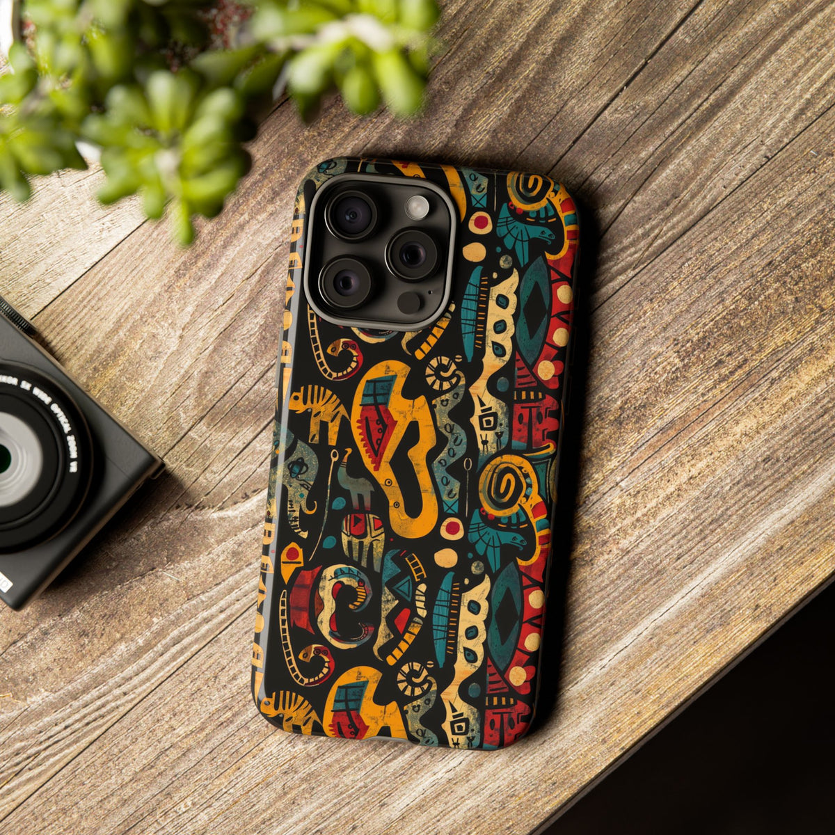 Stylish African Pattern Phone Case – Unique and Vibrant Protection 153