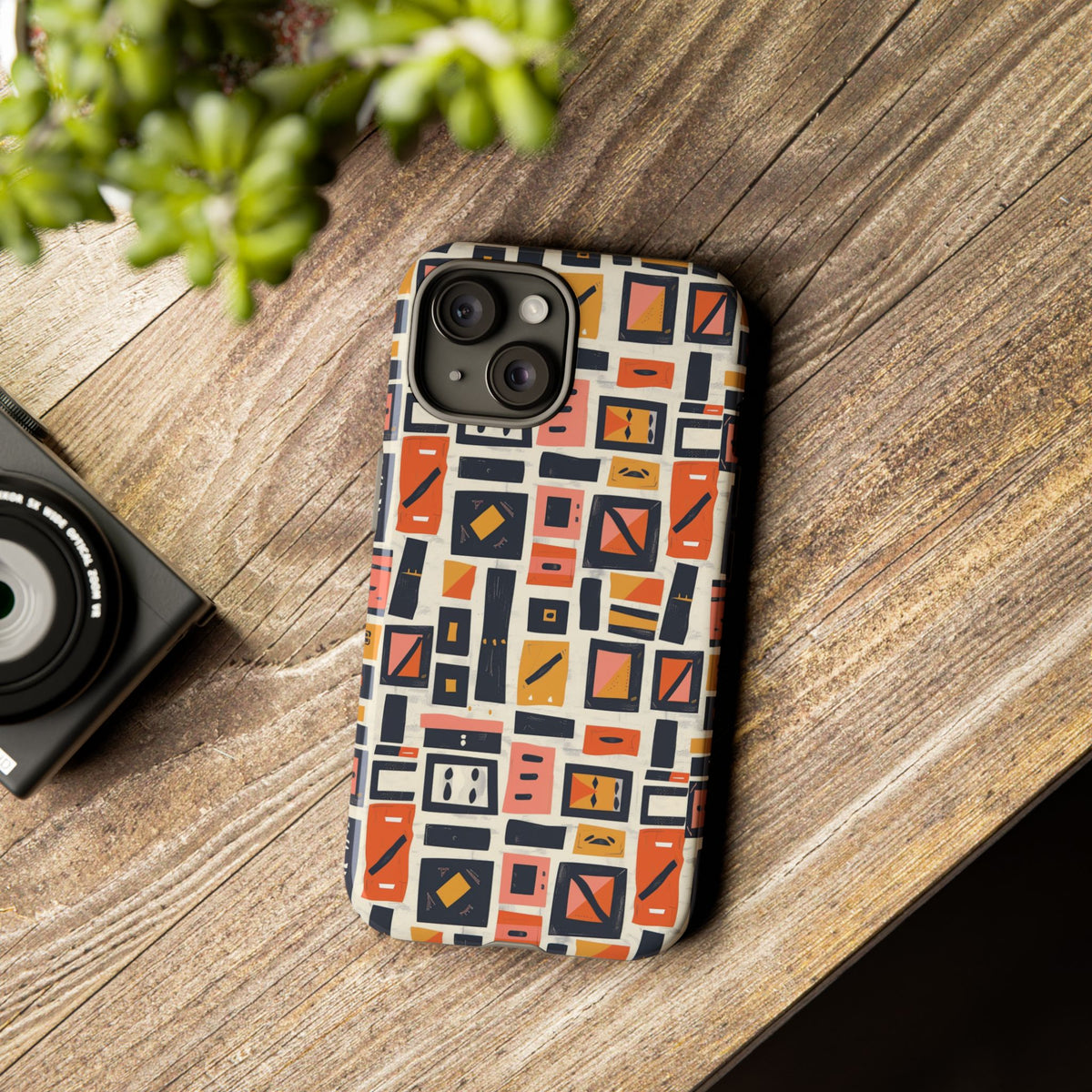 Stylish African Pattern Phone Case – Unique and Vibrant Protection 087