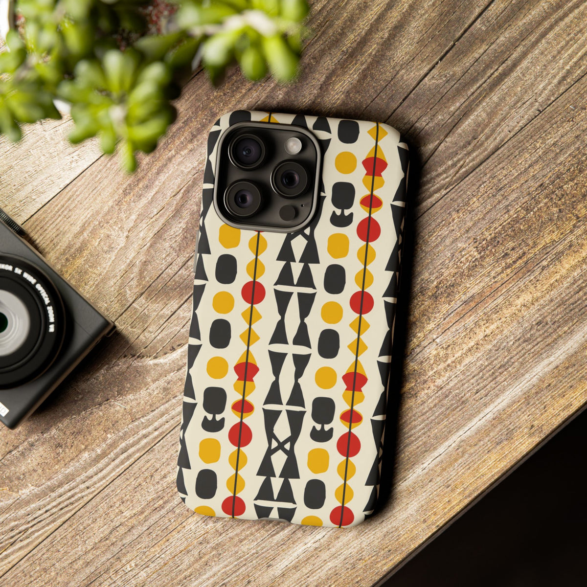 Stylish African Pattern Phone Case – Unique and Vibrant Protection 194