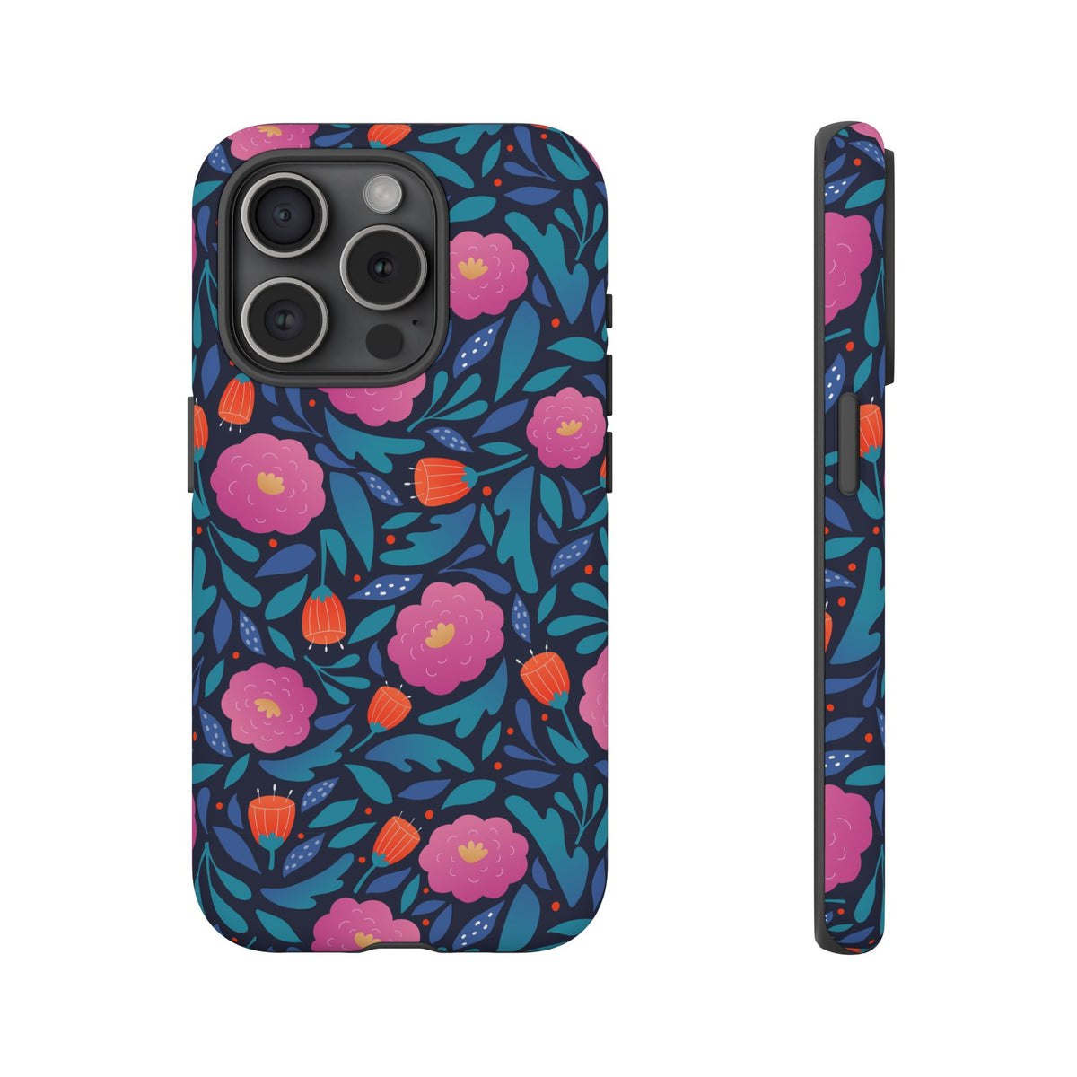 Colorful Little Flower Design Phone Case – Bright and Cheerful Floral Phone Cover 2