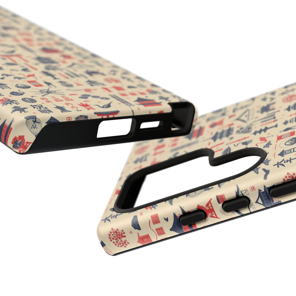 Japanese Pattern Phone Case – Elegant & Timeless Design for Your Phone 086