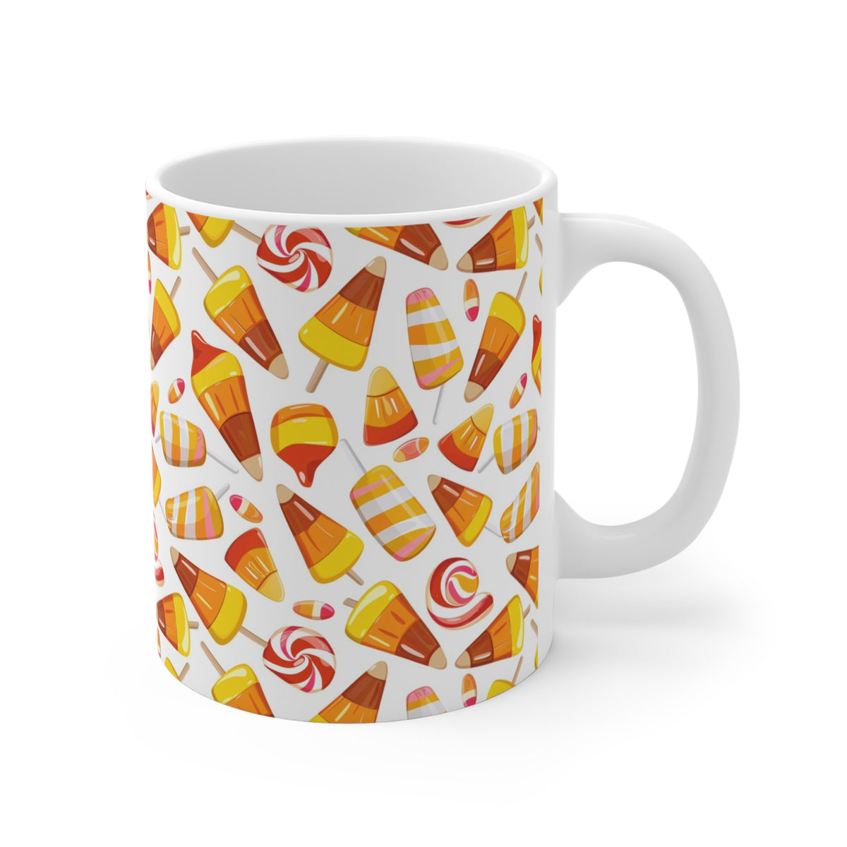 Colorful All-Over Candy Theme Coffee Mug Fun Ceramic Drinkware 145