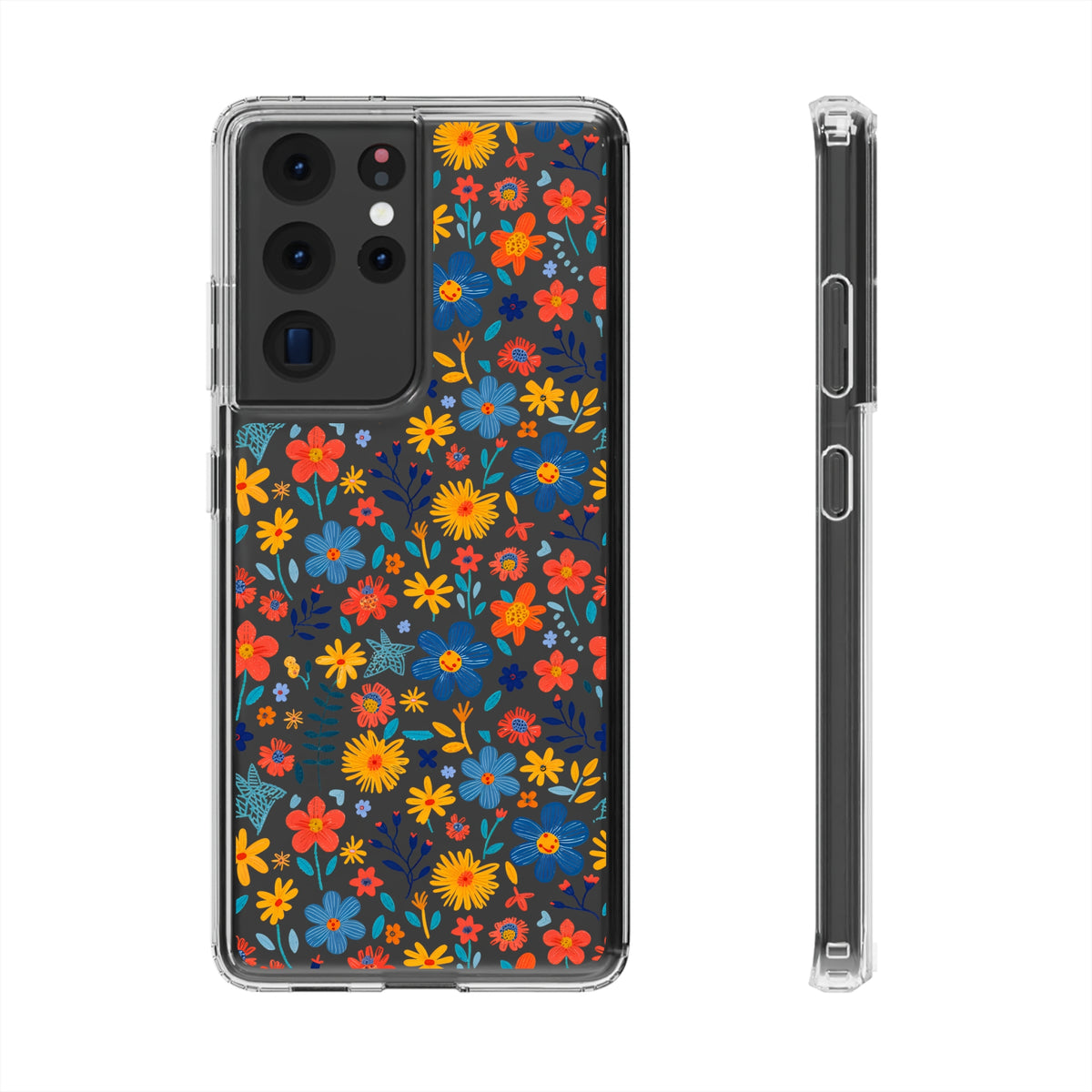 Wild Flowers Garden Stitch Phone Case – Nature-Inspired Floral Design 4