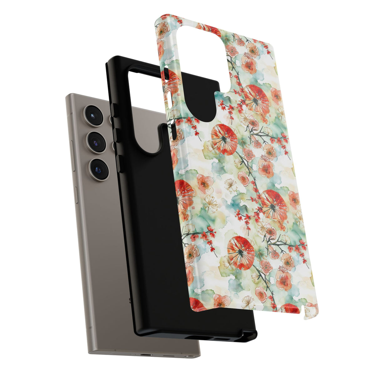 Japanese Pattern Phone Case – Elegant & Timeless Design for Your Phone 042