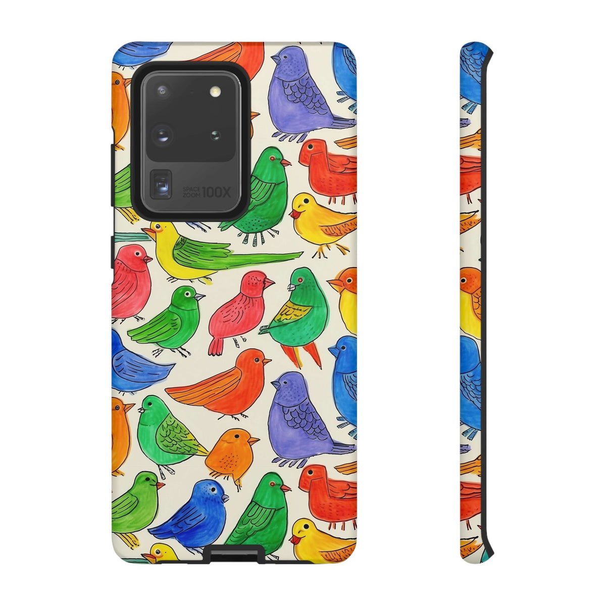 Birds Seamless Pattern Phone Case – Elegant and Timeless Avian Design 2