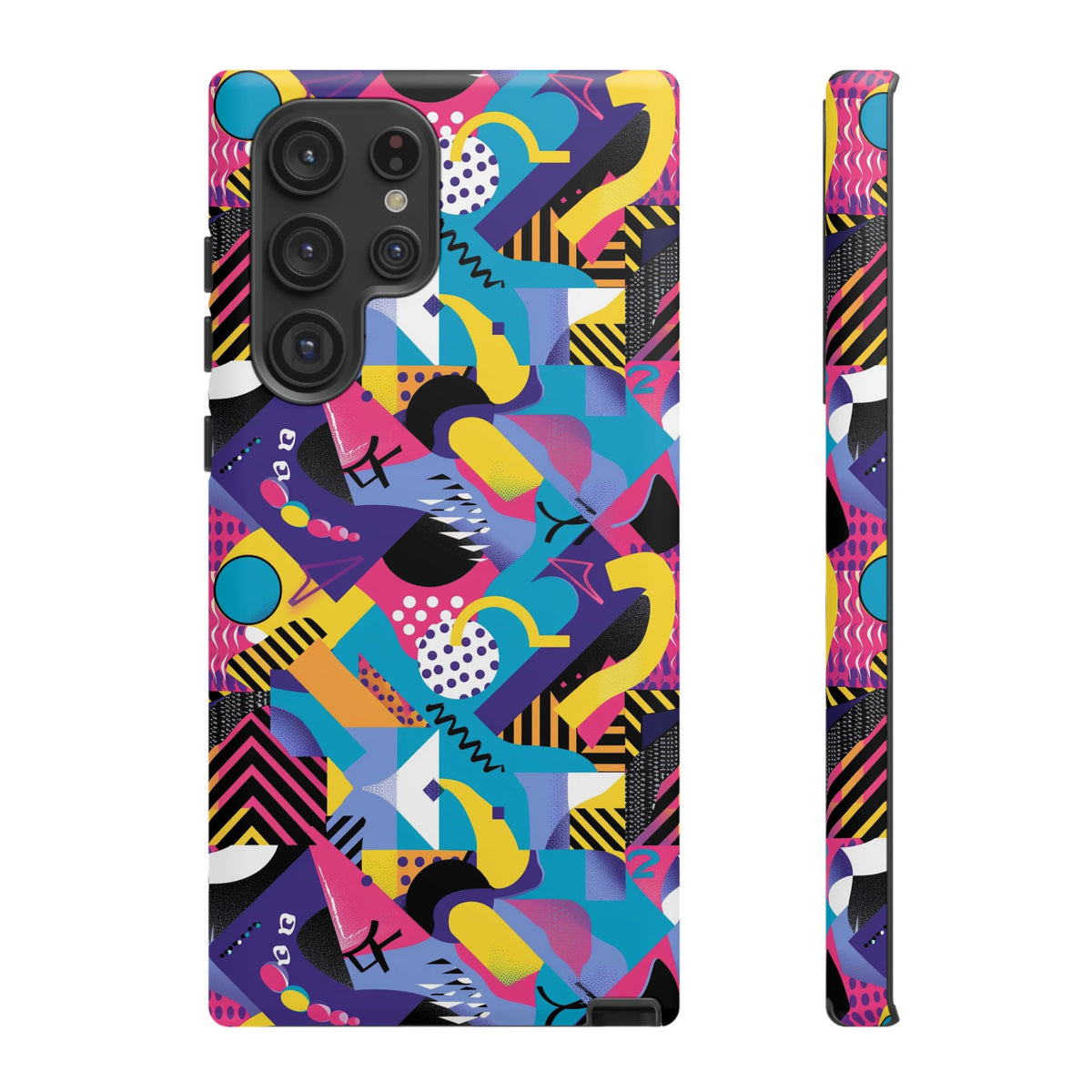 90s Themed Seamless Pattern Phone Case – Embrace Retro Style and Protection 303