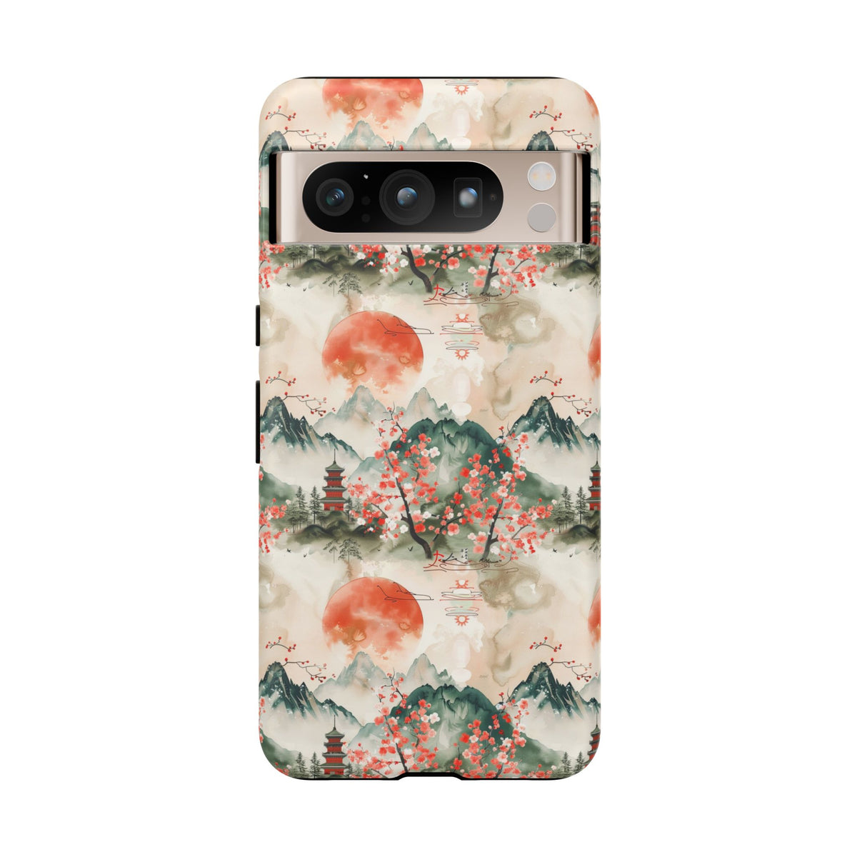 Japanese Pattern Phone Case – Elegant & Timeless Design for Your Phone 057