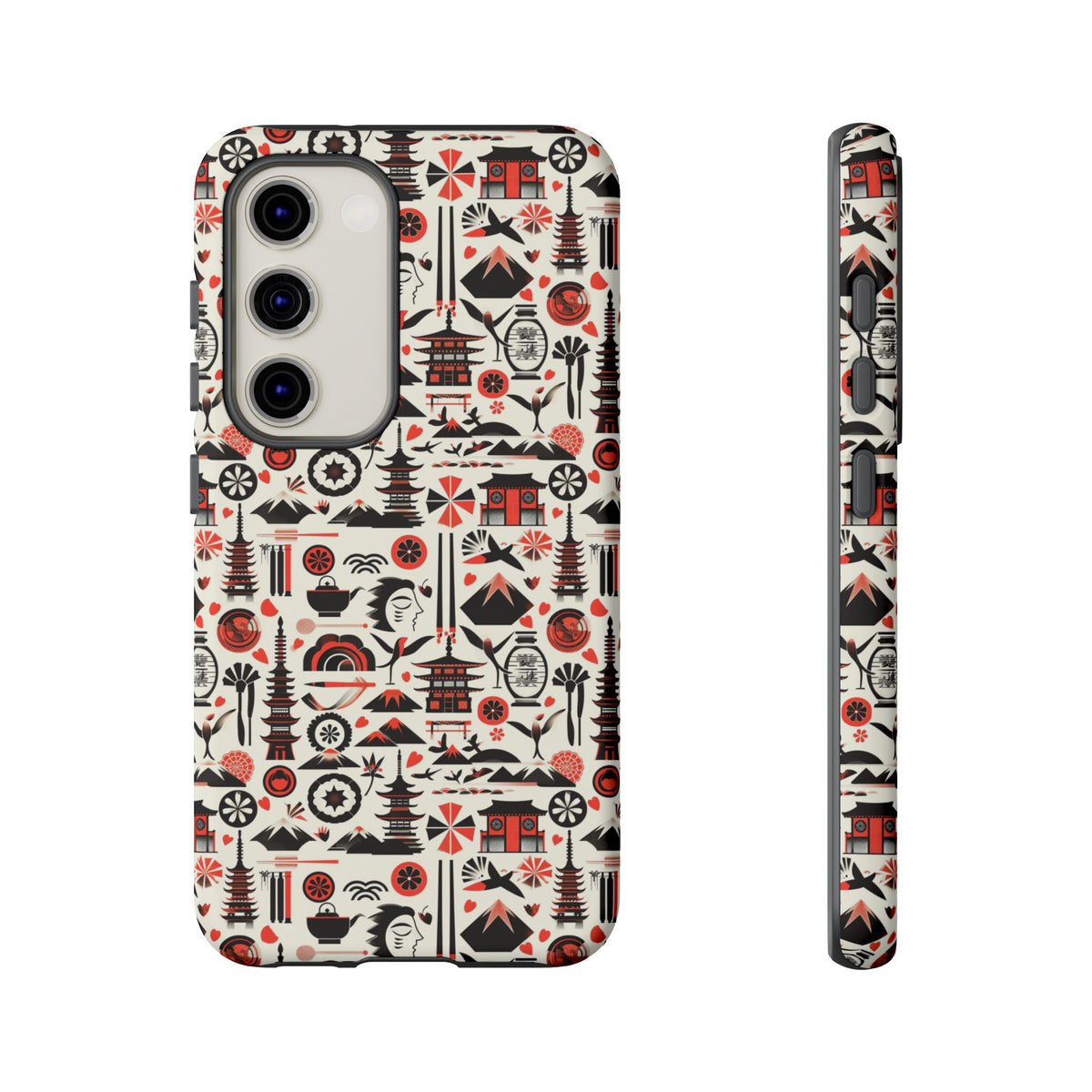 Japanese Pattern Phone Case – Elegant & Timeless Design for Your Phone 006