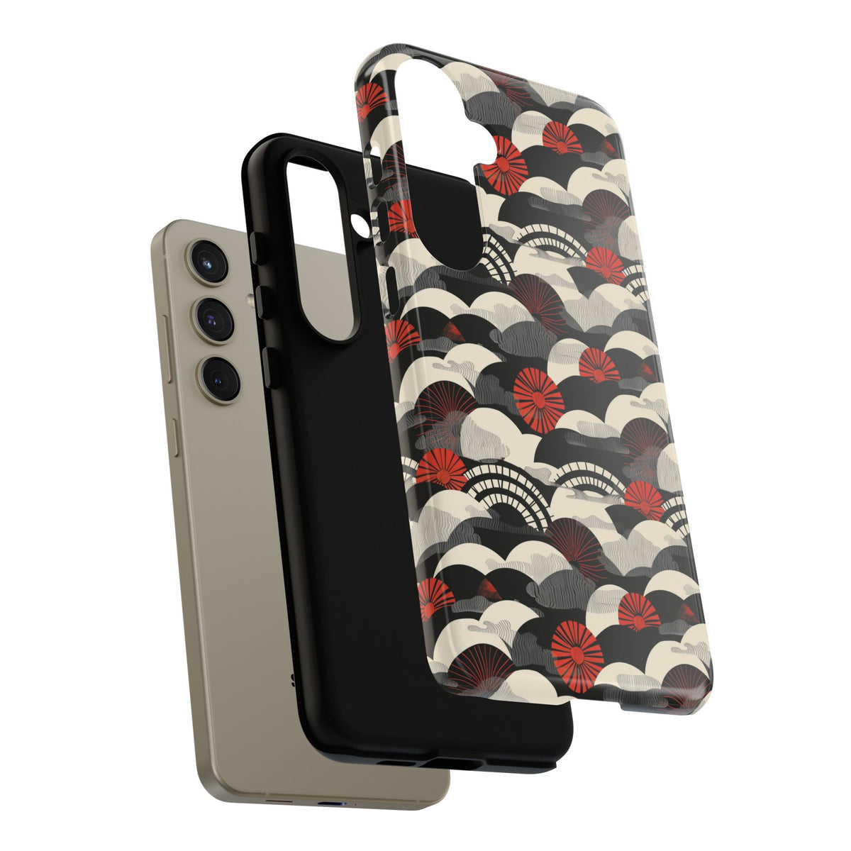 Japanese Pattern Phone Case – Elegant & Timeless Design for Your Phone 151