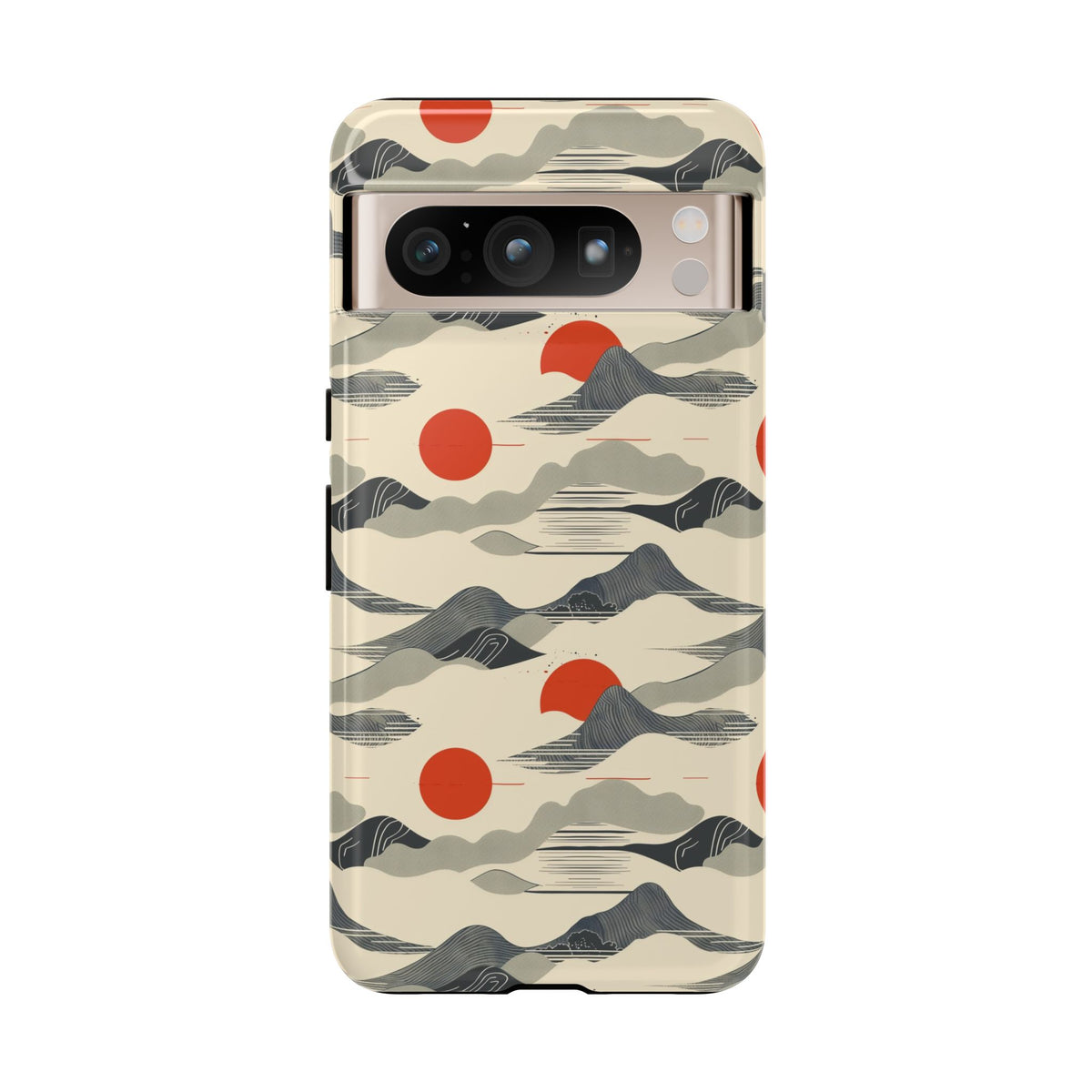 Japanese Pattern Phone Case – Elegant & Timeless Design for Your Phone 048