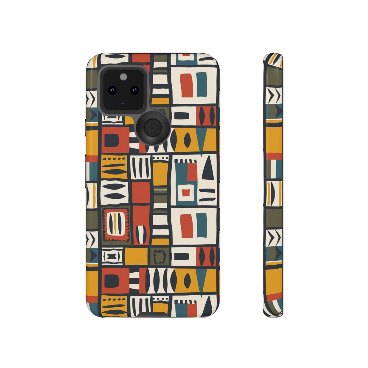 Stylish African Pattern Phone Case – Unique and Vibrant Protection 013