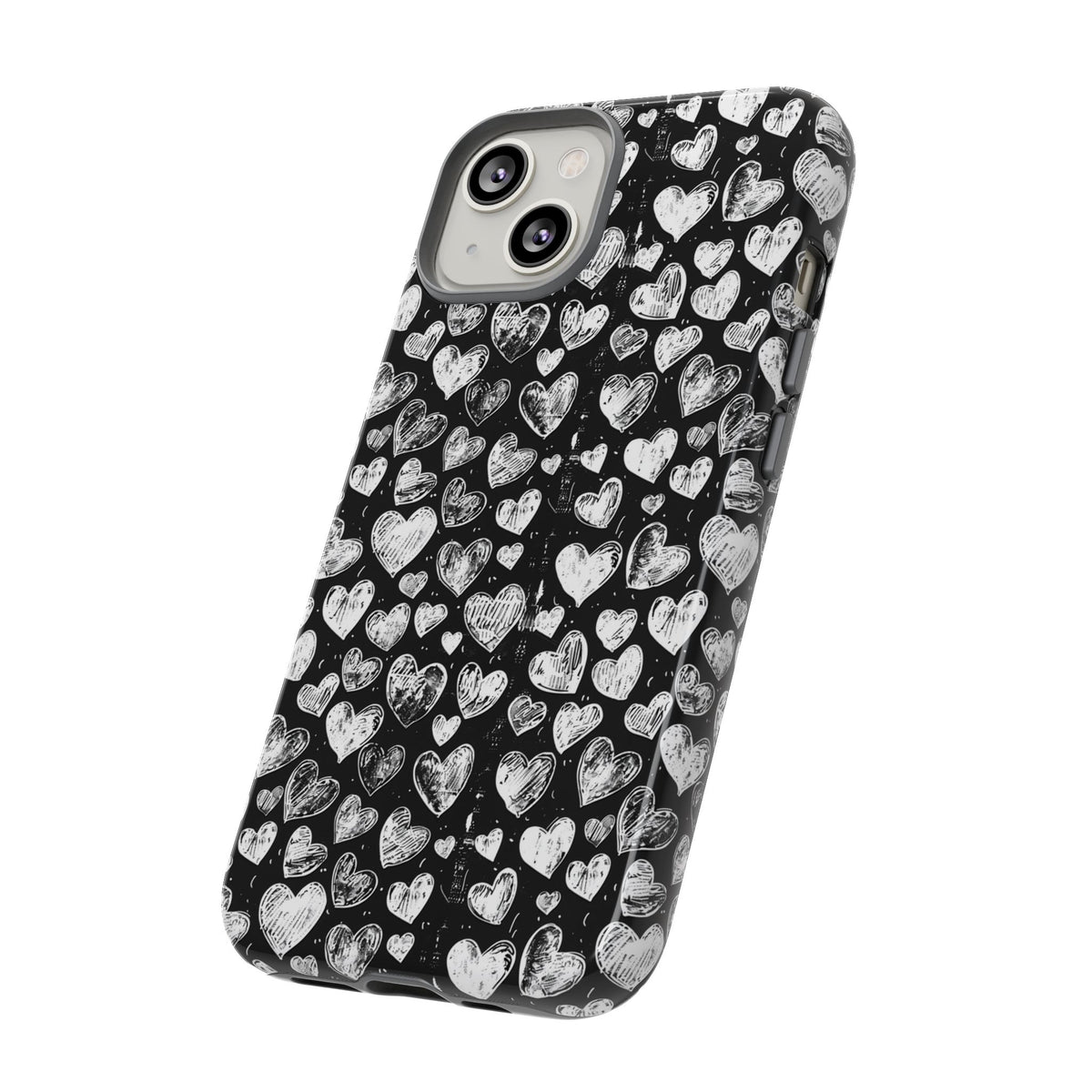 Heart Pattern Phone Case – Stylish & Loving Design for Your Device 815