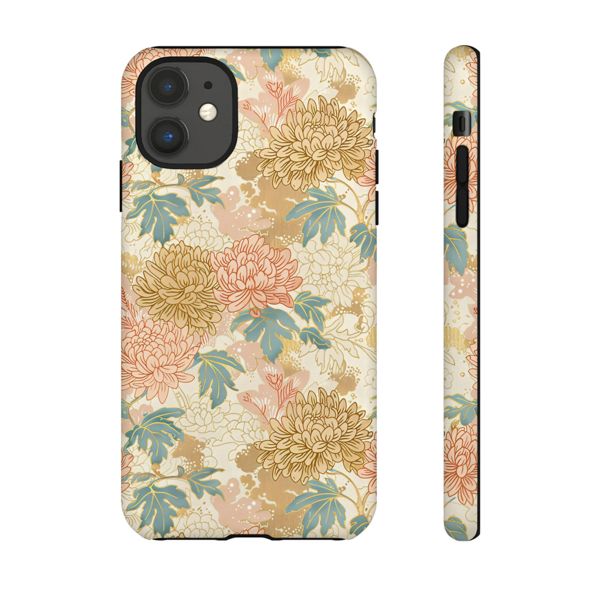 Japanese Blossom Asian Floral Design Phone Case – Elegant Floral Phone Cover