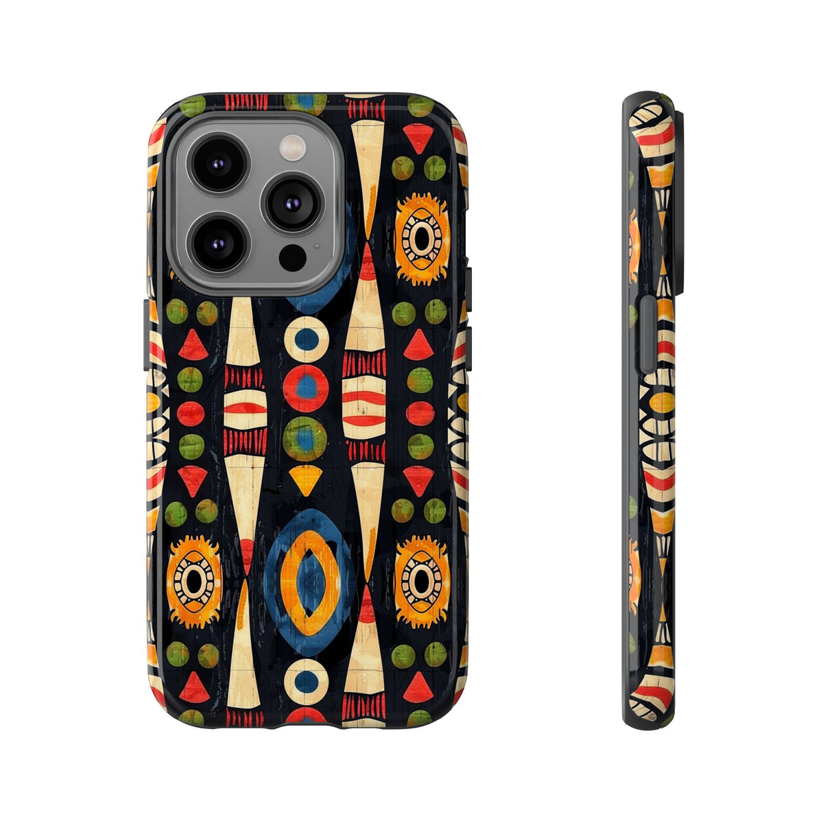 Stylish African Pattern Phone Case – Unique and Vibrant Protection 165