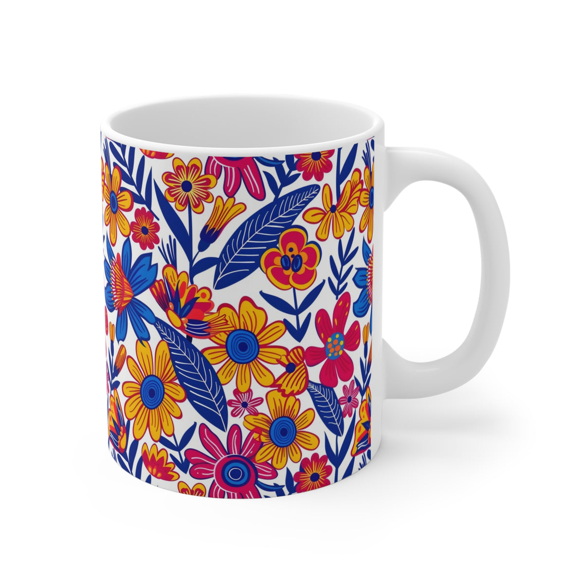 Groove Floral Bohemian Coffee Mug – Perfect for Free Spirits  (14)