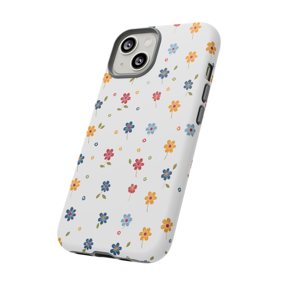 Wild Flowers Garden Stitch Phone Case – Nature-Inspired Floral Design