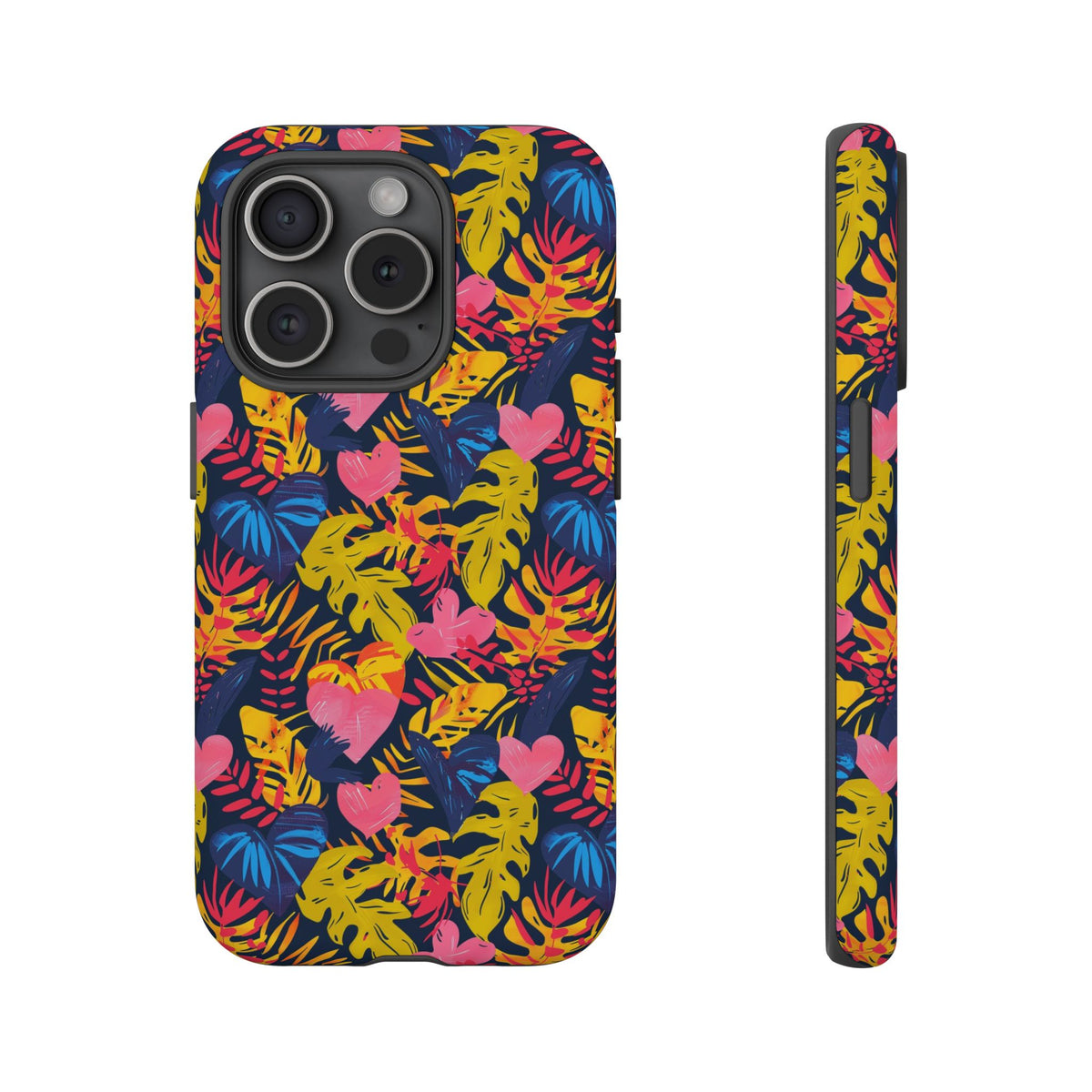 Heart Pattern Phone Case – Stylish & Loving Design for Your Device 360