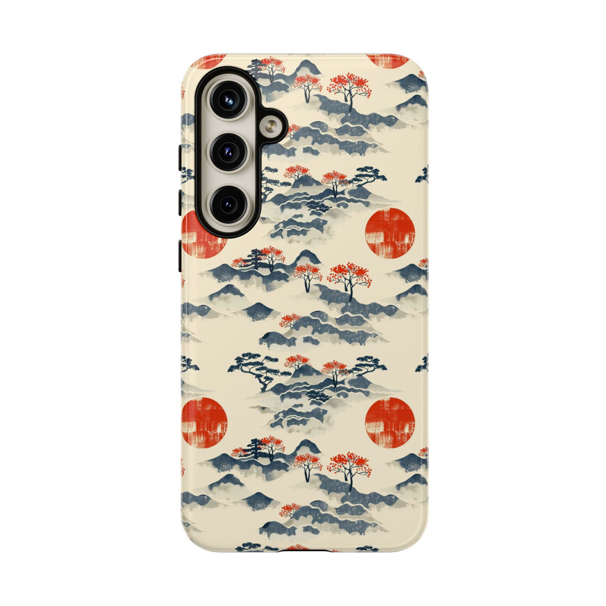 Japanese Pattern Phone Case – Elegant & Timeless Design for Your Phone 085