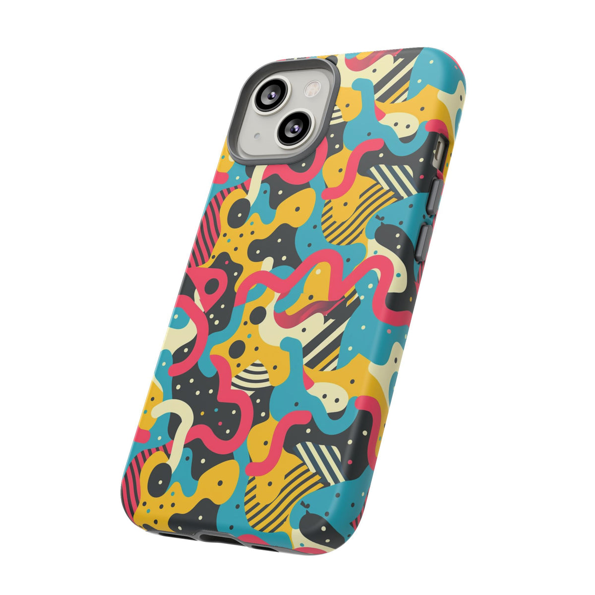 90s Themed Seamless Pattern Phone Case – Embrace Retro Style and Protection 238