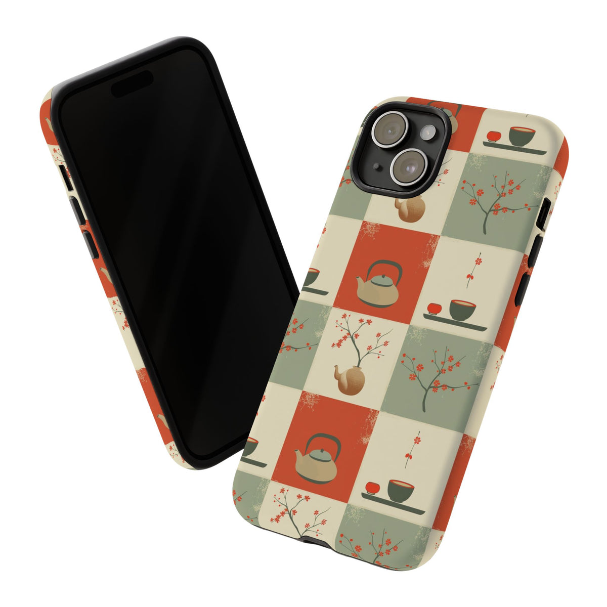 Japanese Pattern Phone Case – Elegant & Timeless Design for Your Phone 505