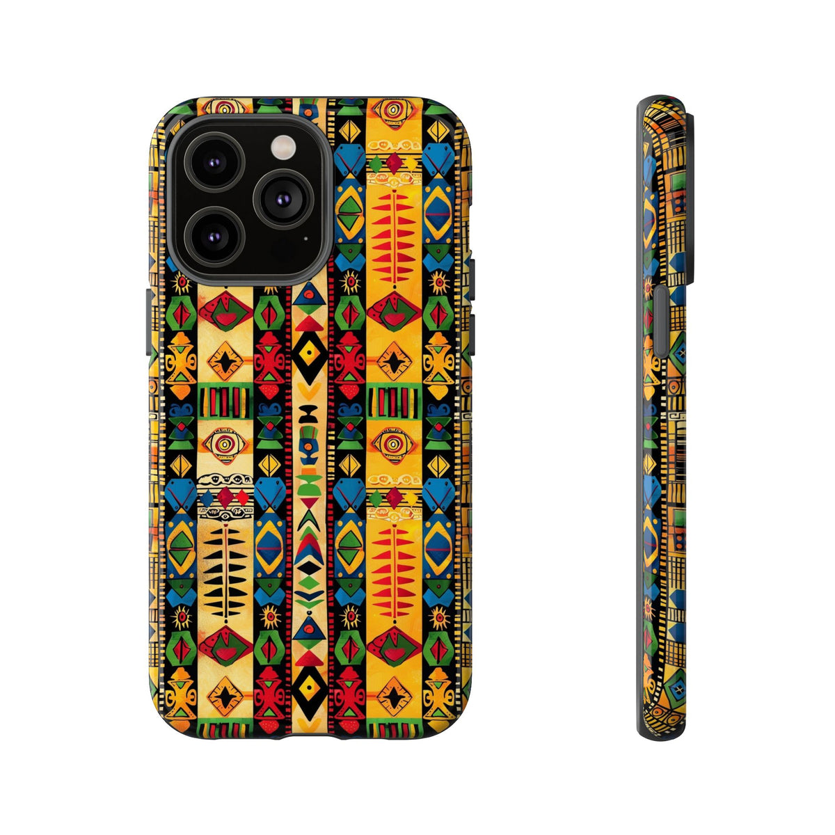 Stylish African Pattern Phone Case – Unique and Vibrant Protection 163