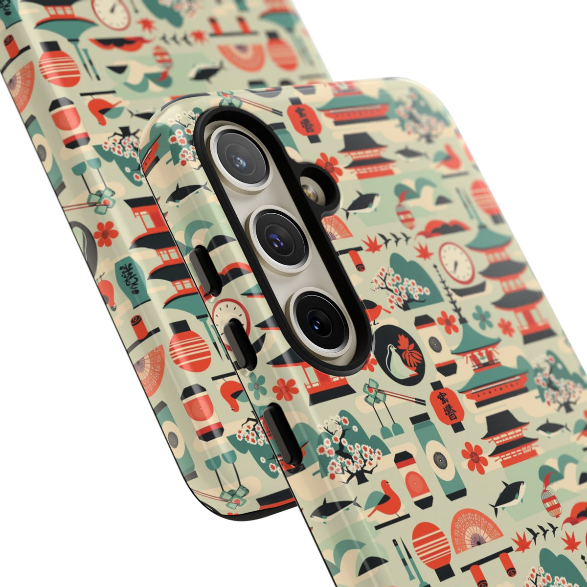 Japanese Pattern Phone Case – Elegant & Timeless Design for Your Phone 105