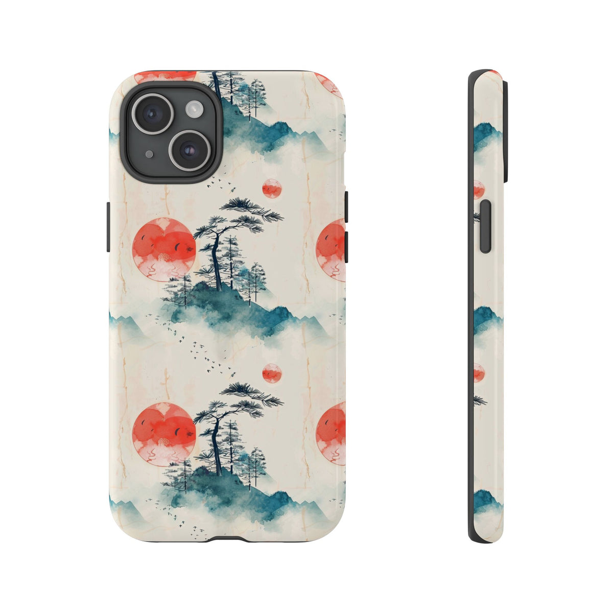 Japanese Pattern Phone Case – Elegant & Timeless Design for Your Phone 055