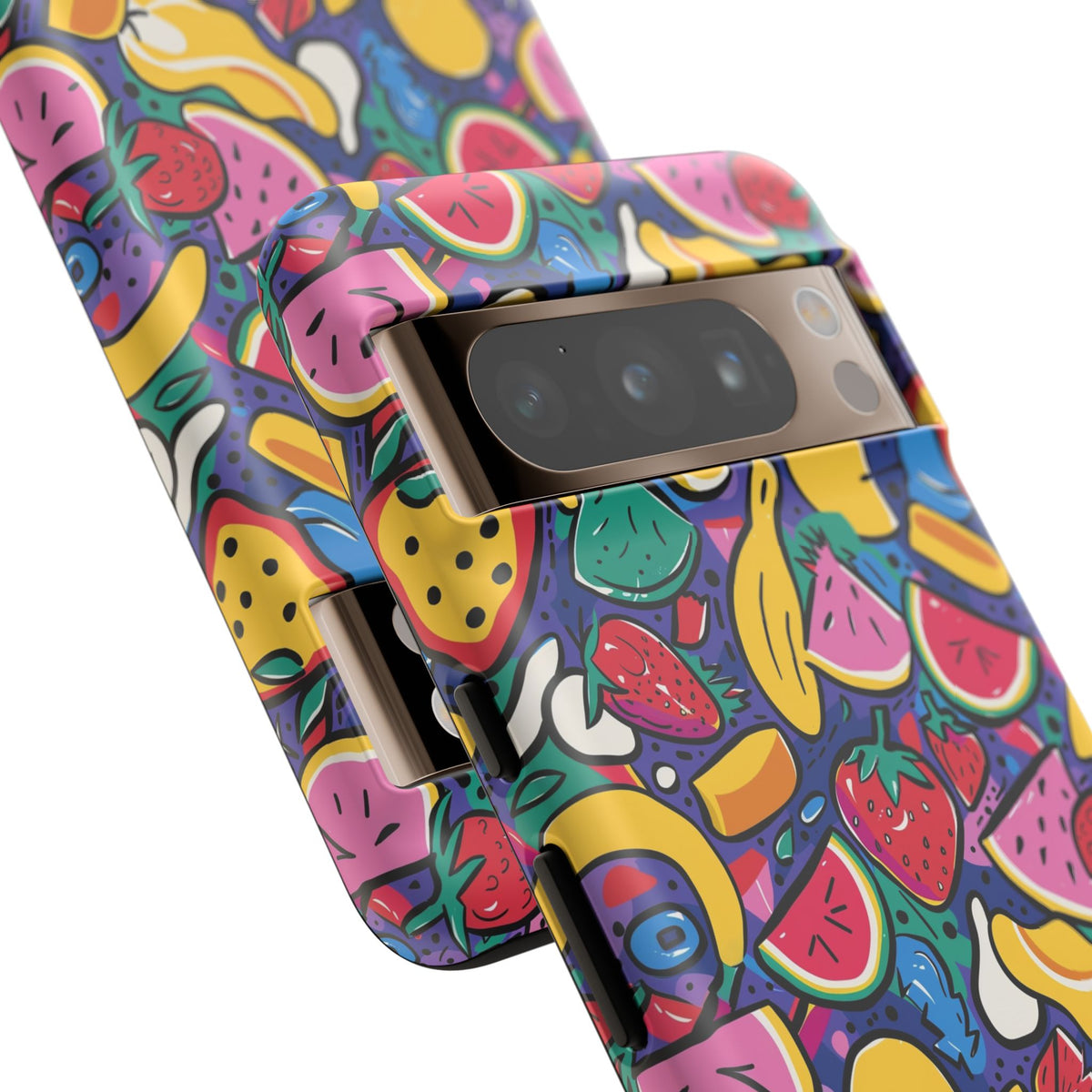 90s Themed Seamless Pattern Phone Case – Embrace Retro Style and Protection 316