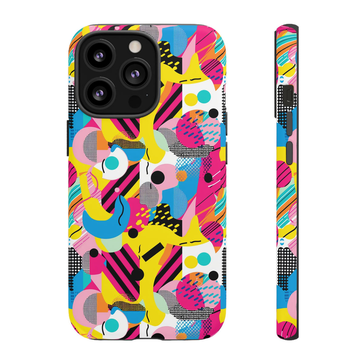 Retro 80s Seamless Phone Case – Vintage Style Meets Modern Protection 091