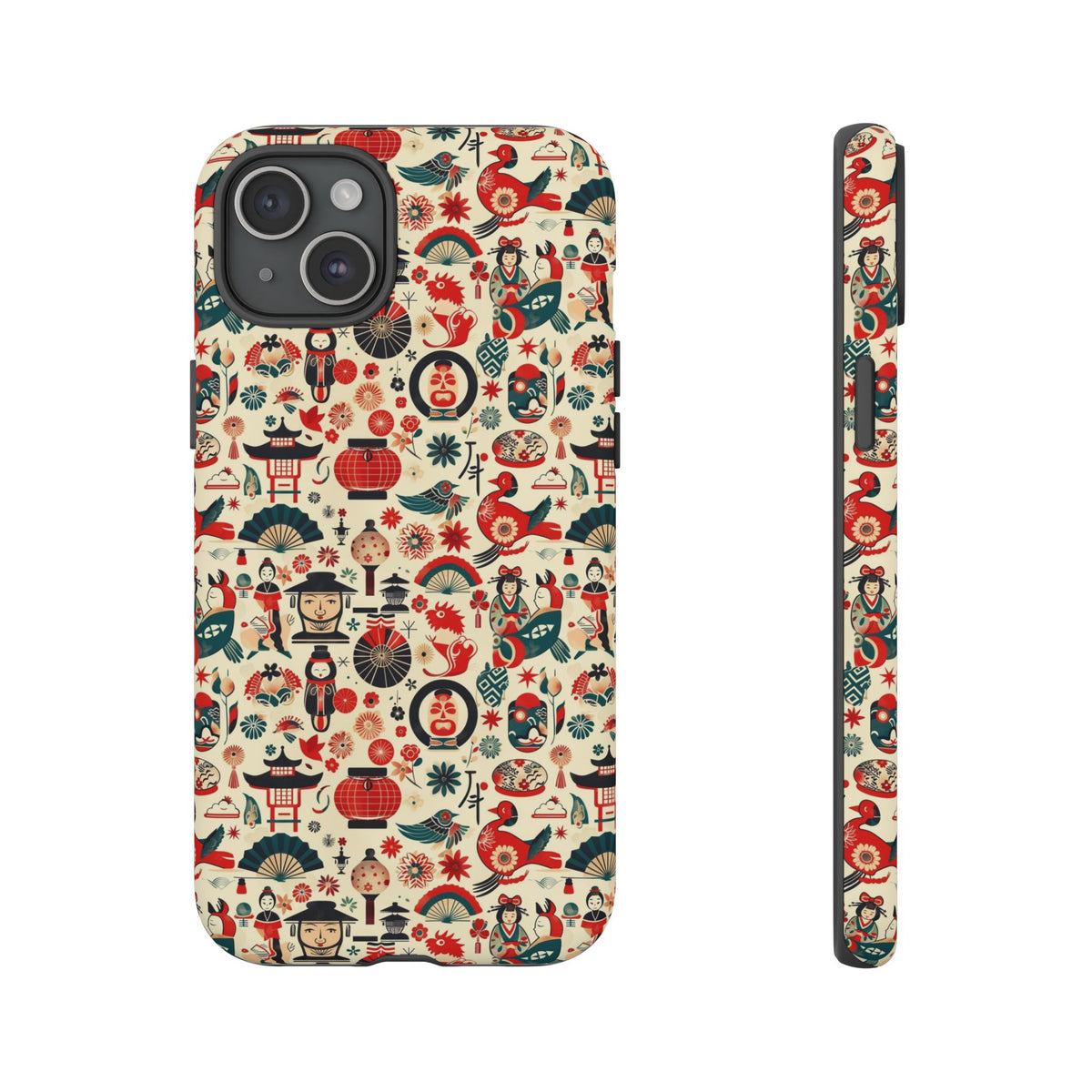 Japanese Pattern Phone Case – Elegant & Timeless Design for Your Phone 471