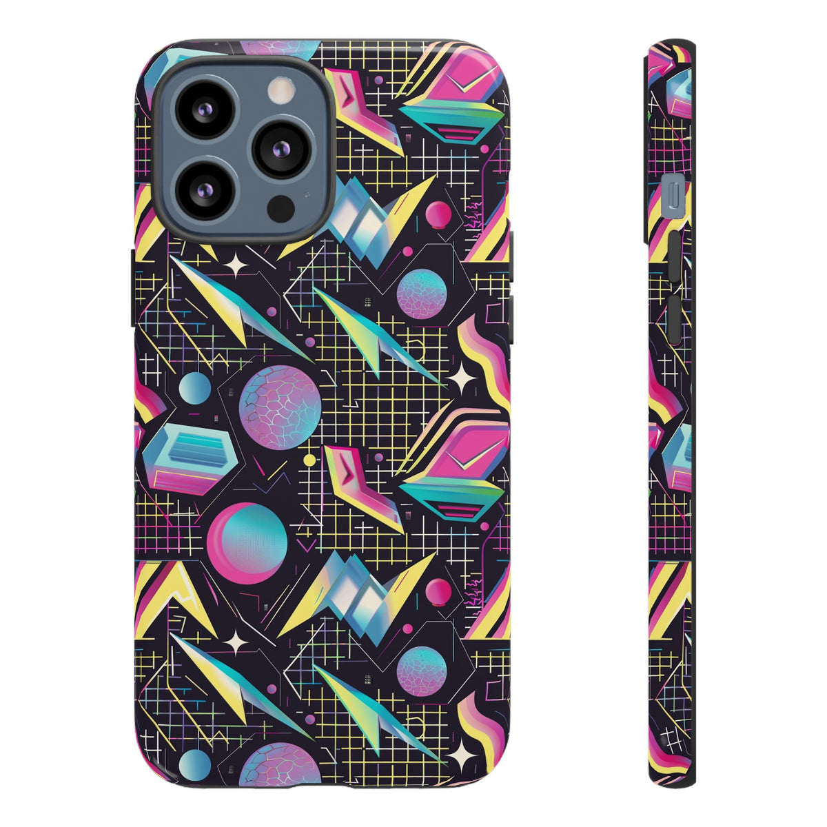 Retro 80s Seamless Phone Case – Vintage Style Meets Modern Protection 086