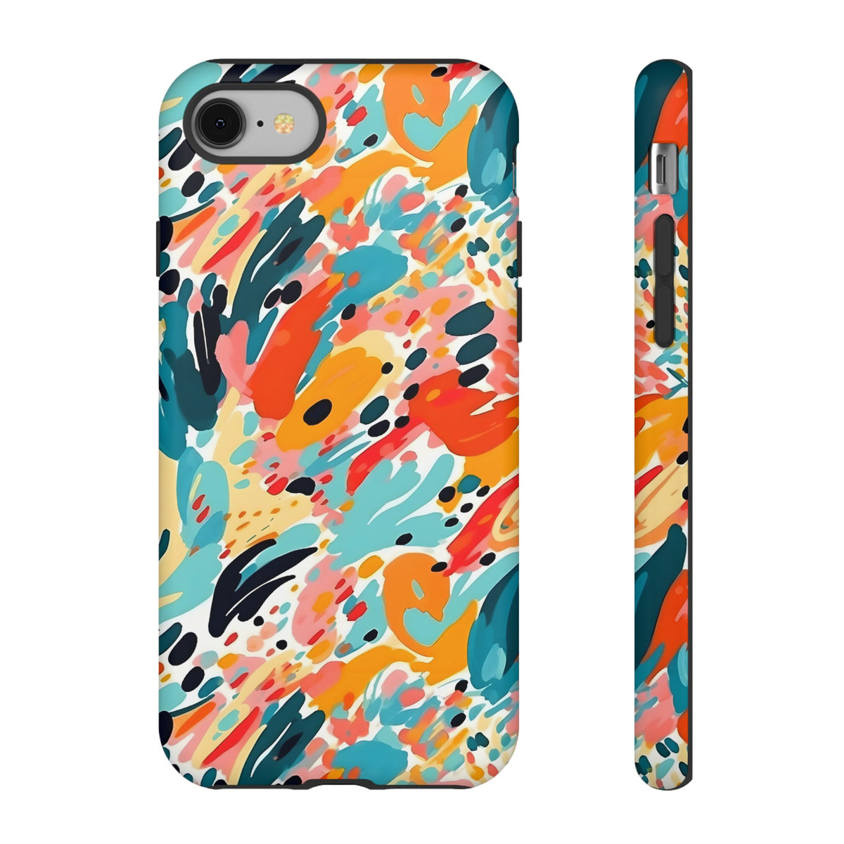 Abstract Painting Design Phone Case – Modern Art-Inspired Phone Cover 7