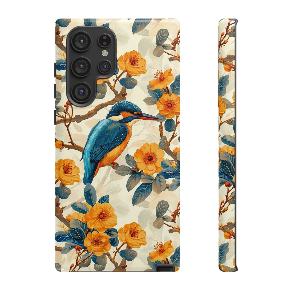 Birds Seamless Pattern Phone Case – Elegant and Timeless Avian Design