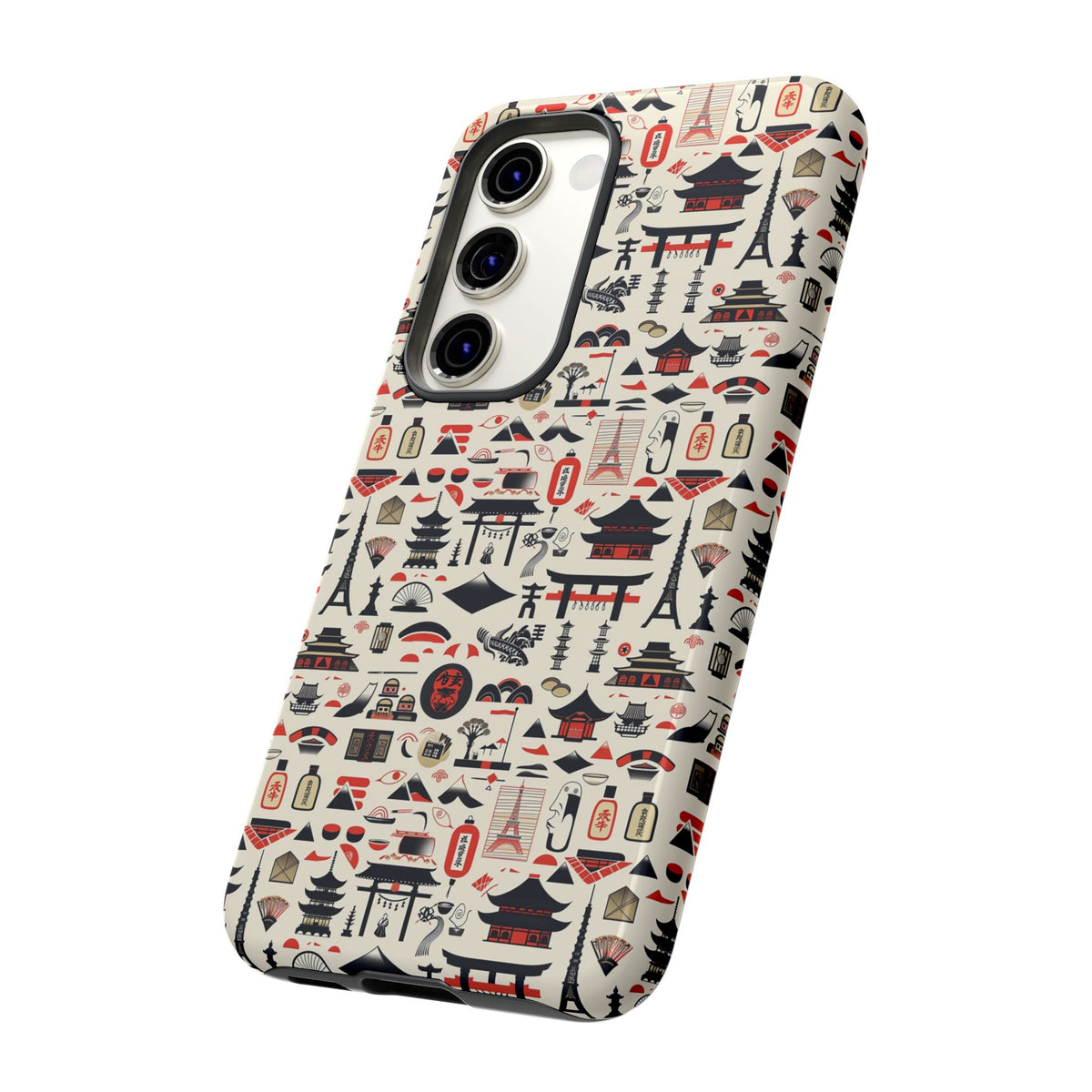 Japanese Pattern Phone Case – Elegant & Timeless Design for Your Phone 010