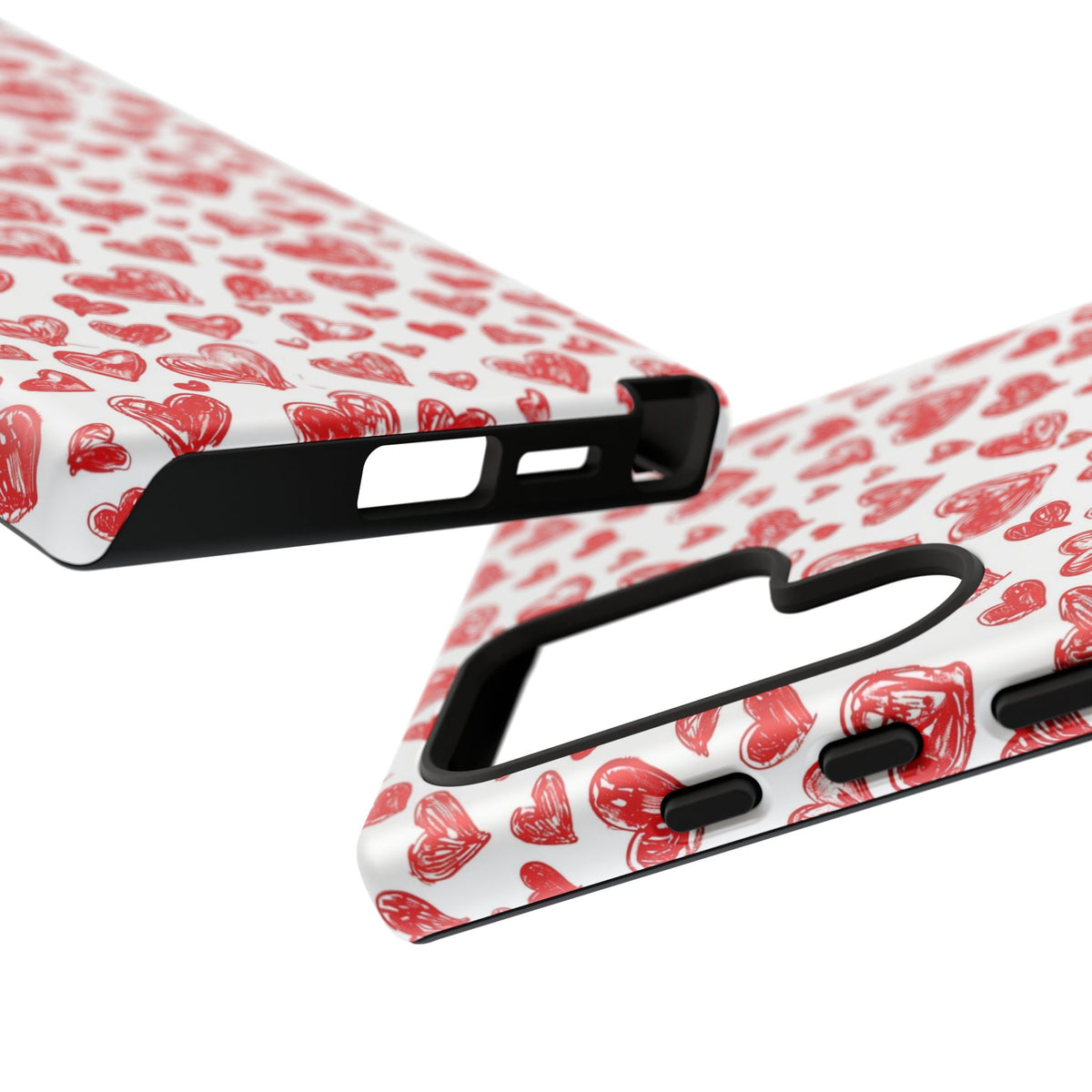 Heart Pattern Phone Case – Stylish & Loving Design for Your Device 814