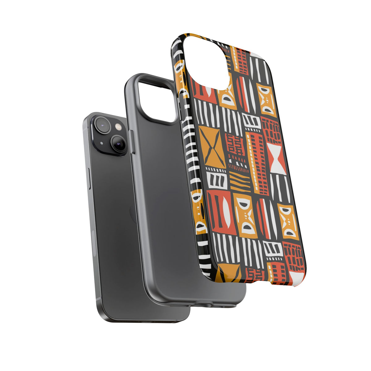 Stylish African Pattern Phone Case – Unique and Vibrant Protection 136