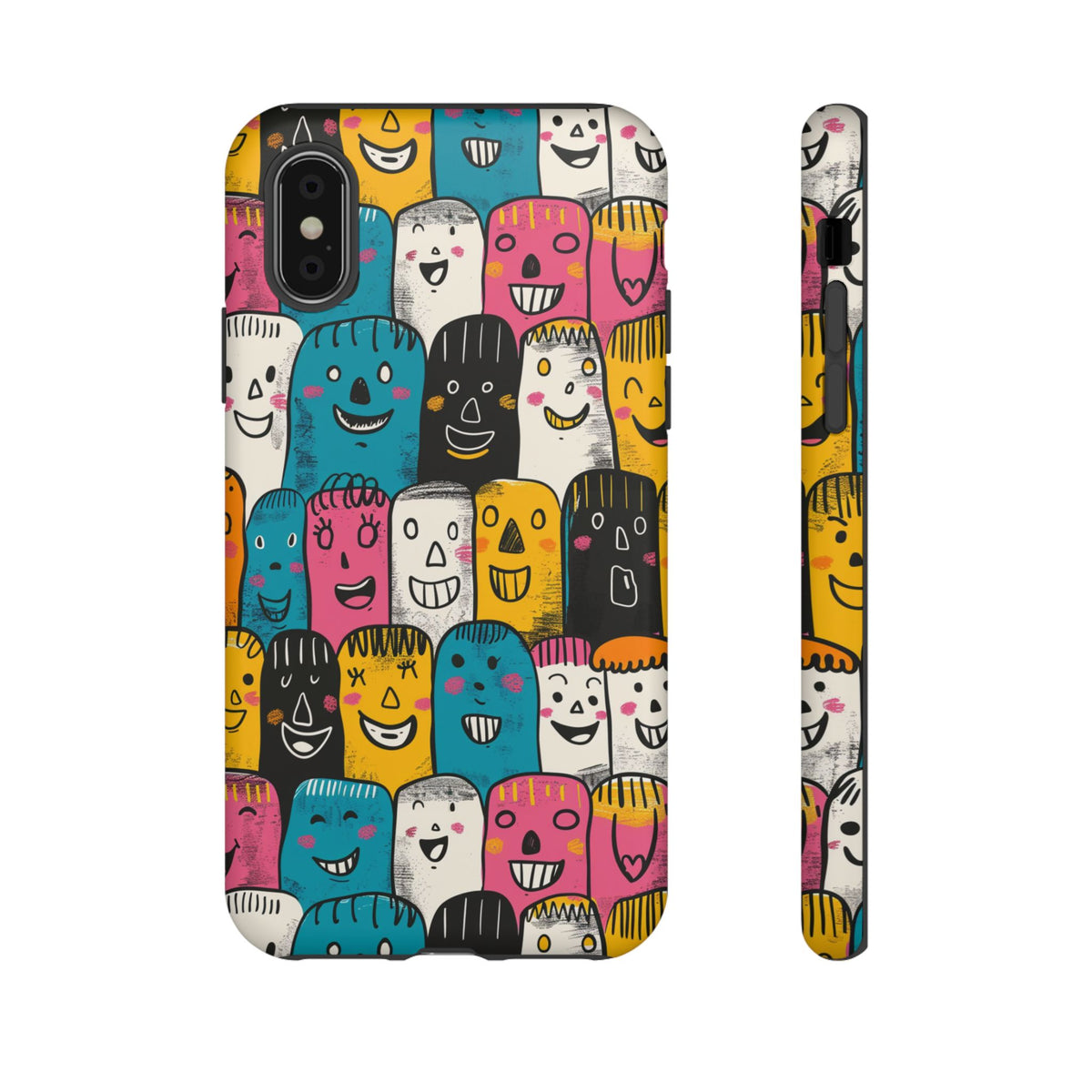 Happy Faces Phone Case – Joyful and Cheerful Design for a Bright Look 5